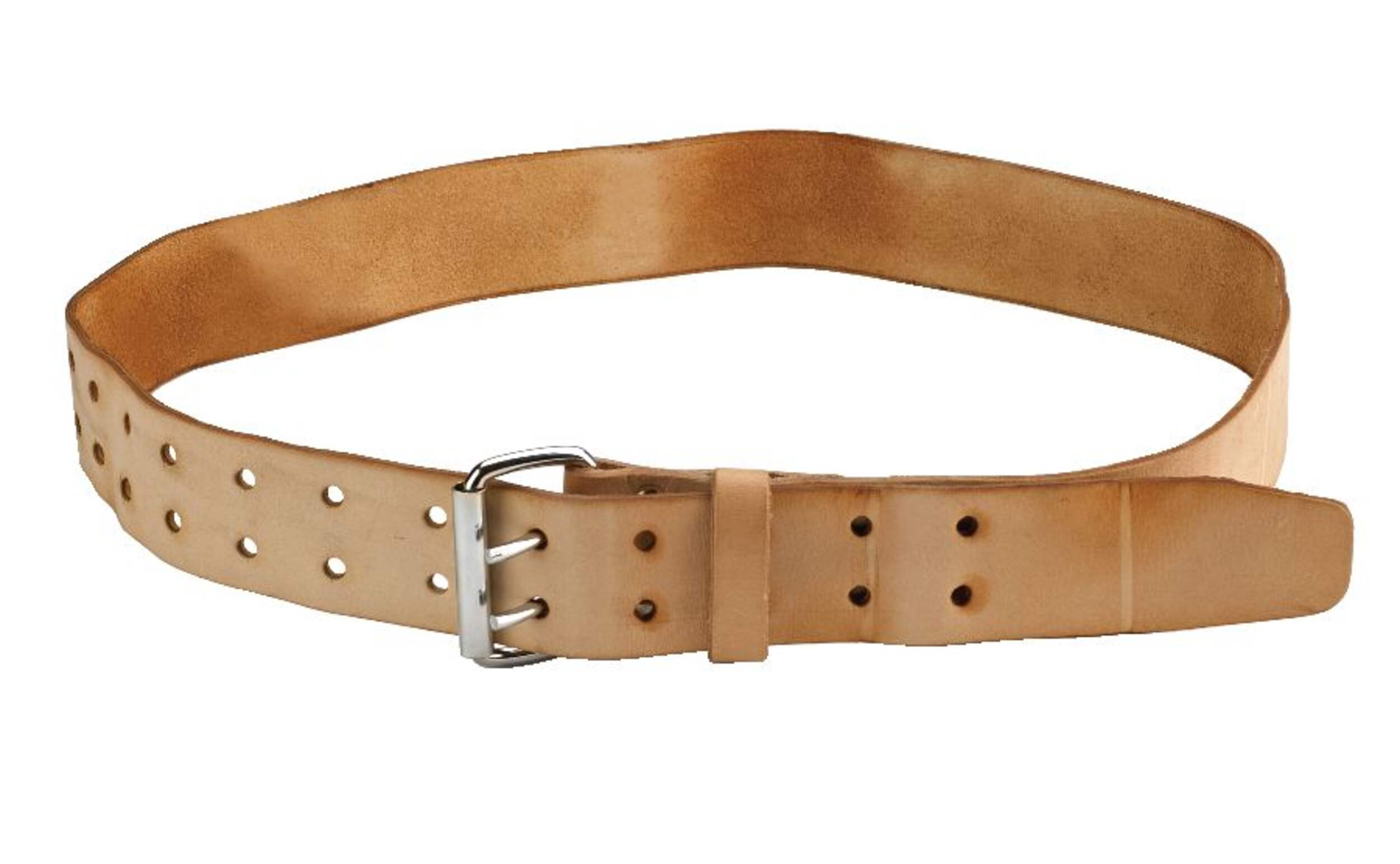 Mastercraft Leather Heavy Duty Double-Roller Work Belt, Fits Waist up to 46-in Front_Elevated