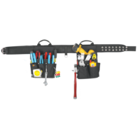 Kuny's Electrical Combo Adjustable Tool Belt w/ 20 Pockets Front_Flat