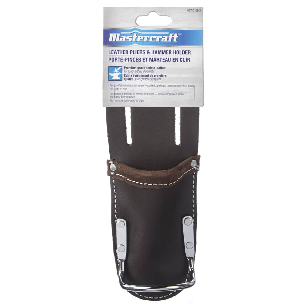 Mastercraft Leather Pliers, Hammer & Tool Holder, Fits 2-in Belt