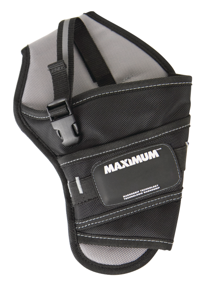 MAXIMUM Magnogrip Magnetic Driver Holder/Drill Holster w/ Pockets ...