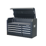 MAXIMUM Tool Chest with Integrated Power Strip, 43-in Front_Angled_Left