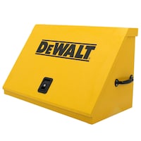 DEWALT Triangle Portable Multi-Tier Steel Tool Box with Power Outlet, 36-in Front_Three_Fourths_Angled_Left