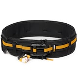 ToughBuilt ClipTech Zip-Off Padded Work Belt, Black Front_Elevated