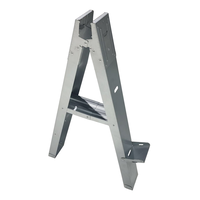 Certified Galvanized Extendable Sawhorse Leg, 2x4-pk