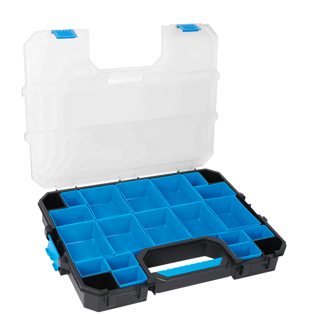 Mastercraft Portable Stackable Small Parts 20Bins Organizer Tray w/ Lid, 17x13x3in Canadian Tire
