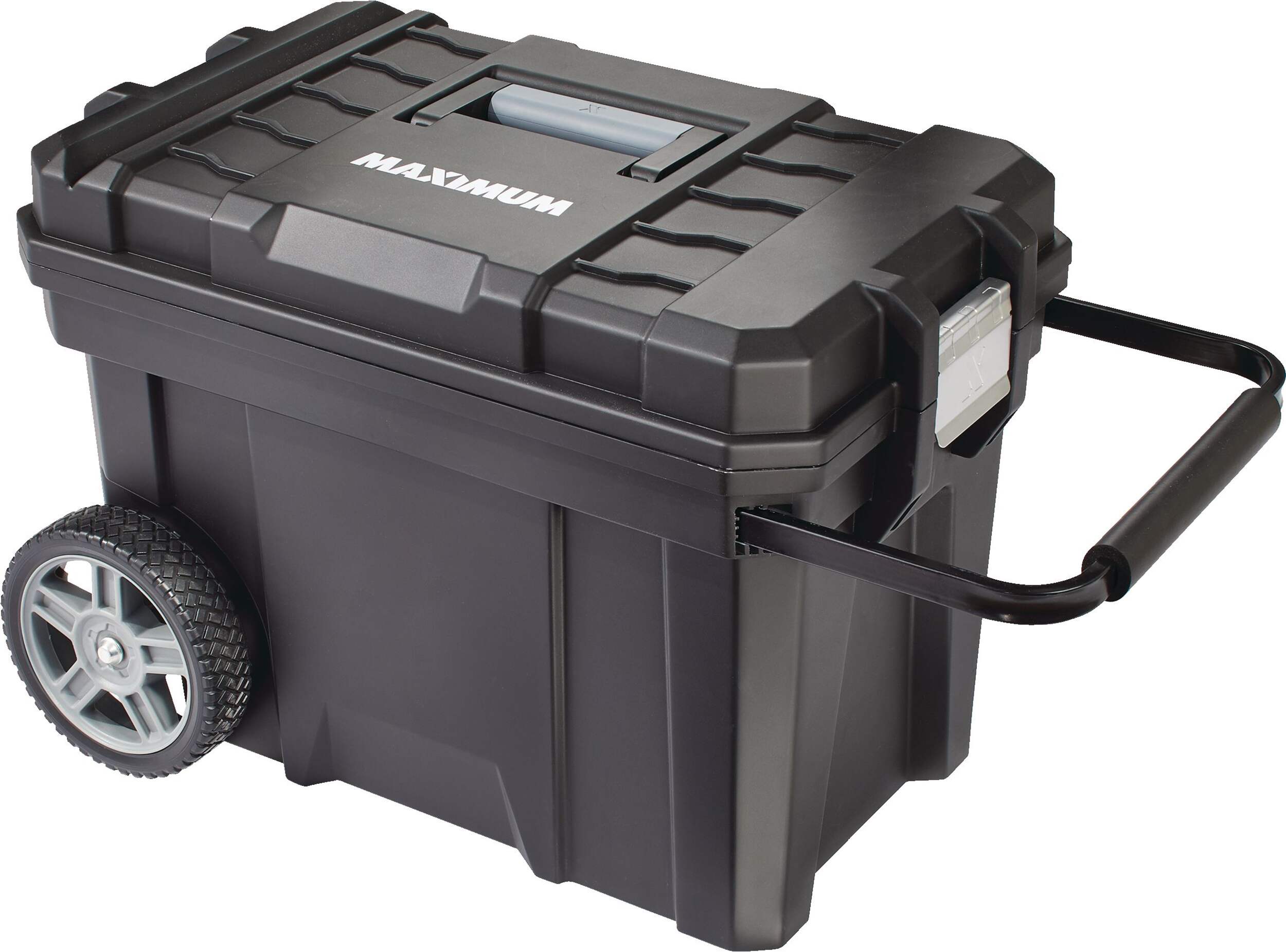 MAXIMUM Jumbo Rolling Tool Box Front_Angled_Left