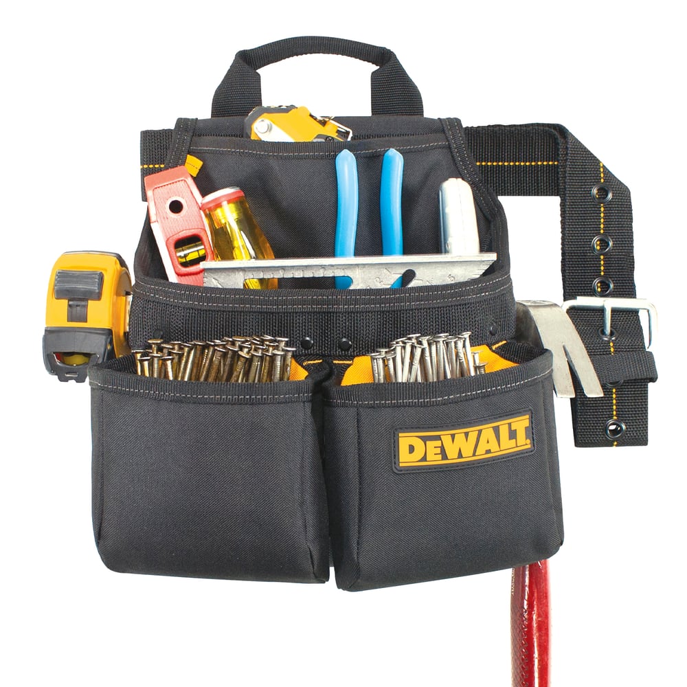 DEWALT Framer's Adjustable Nail Pouch w/ 6 Pockets & Belt | Canadian Tire