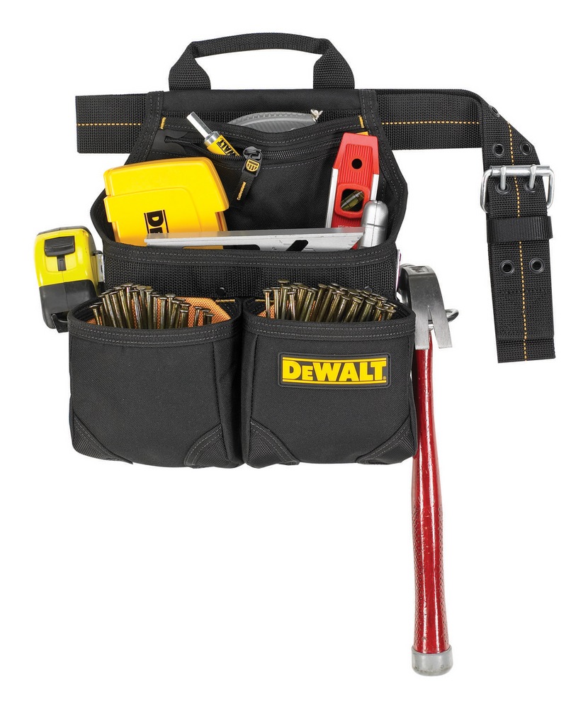 DEWALT Framer's Adjustable Nail Pouch w/ 6 Pockets & Belt Canadian Tire