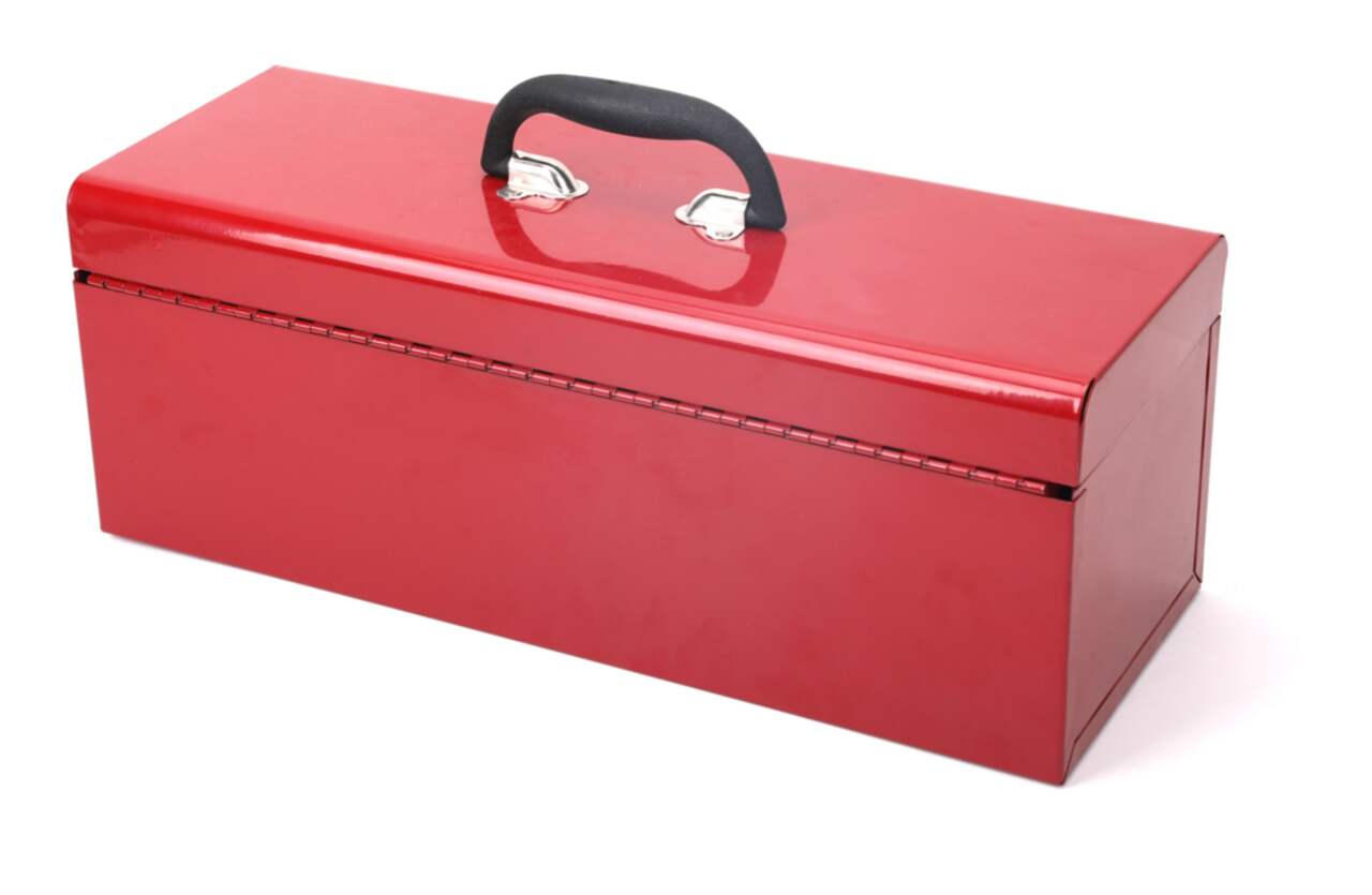 BIG RED 3 Drawer 20“ Metal Tool Box Portable Steel India