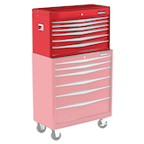 Mastercraft 6-Drawer Chest, Red, 36-in Front_Angled_Right