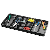 Mastercraft Compact Drawer Tray w/ Compartments, 22x10x2-in