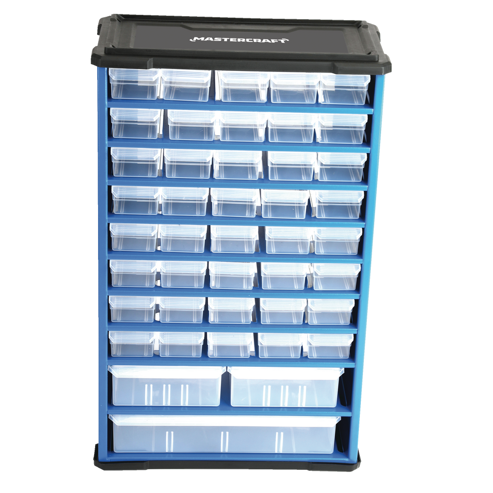 Mastercraft Metal Stackable WallMountable 43Drawers 20x12x6