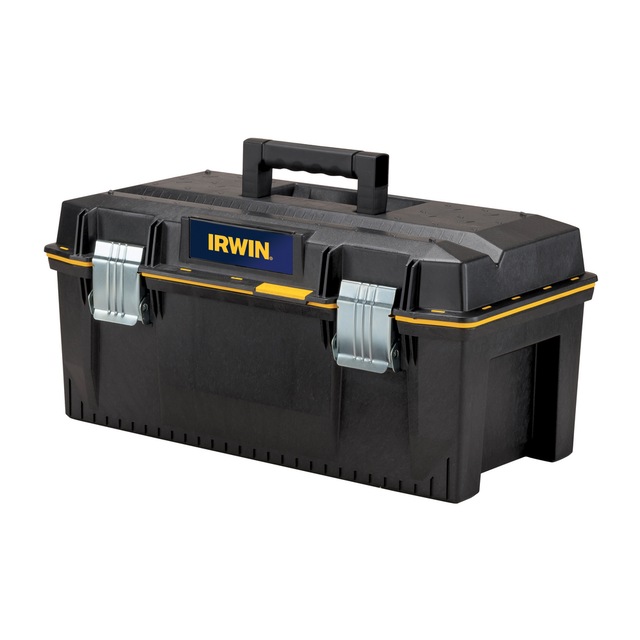 Irwin Portable Structural Foam Tool Box w/ Removable Tray, Black, 23in
