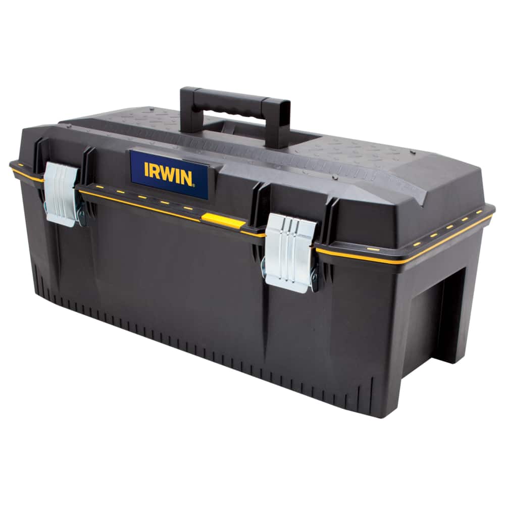 Irwin Portable Structural Foam Tool Box w/ Removable Tray, Black