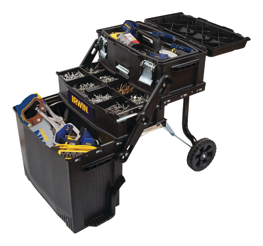 Irwin 4in1 MultiLevel, Portable Rolling Toolbox/Tool Storage System