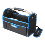 Mastercraft Open Top Tote Tool Bag, 18 Pockets, 15-in Front_Three_Fourths_Angled_Left
