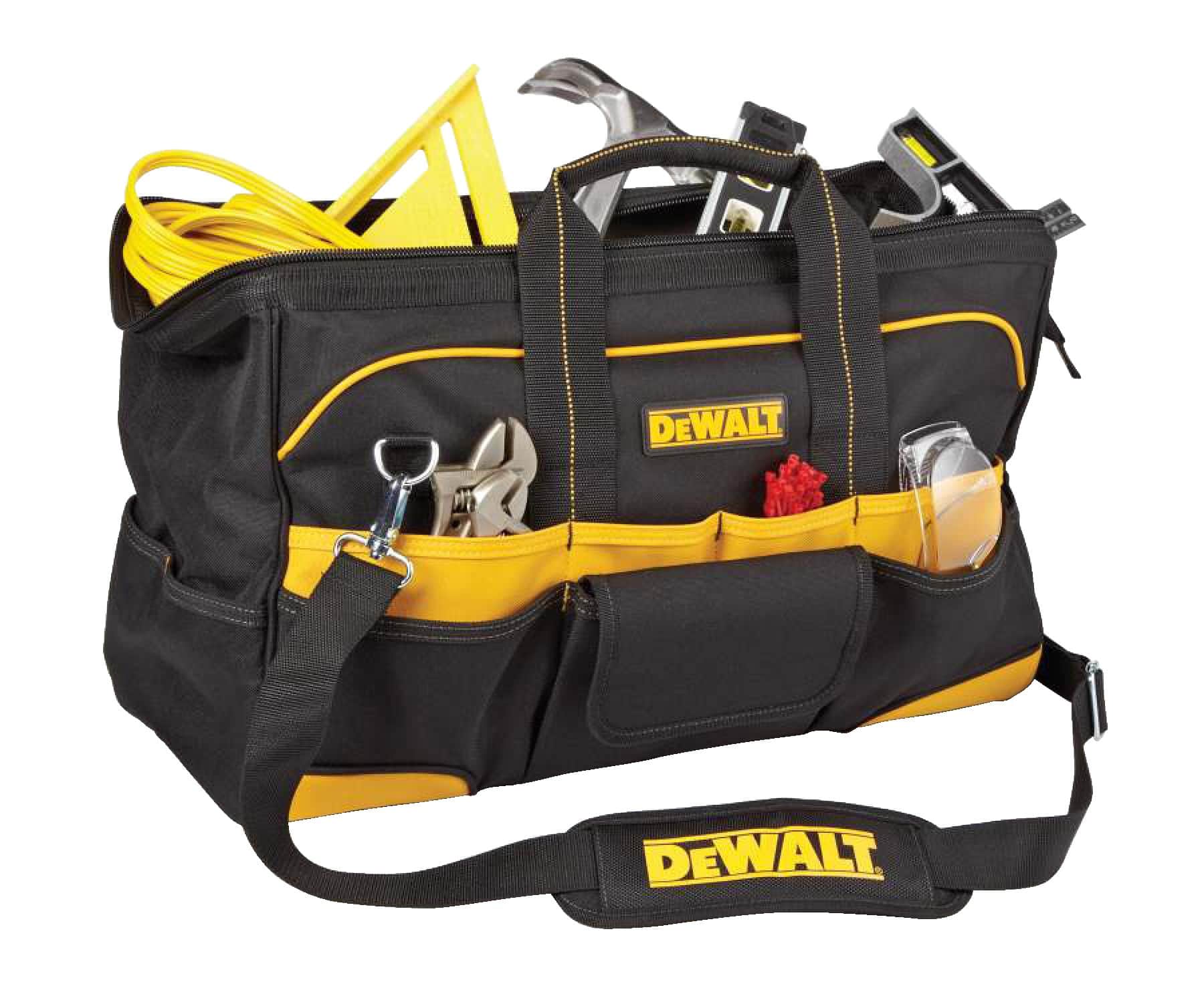 Sac à outils de sport DEWALT Tradesman avec coussinets de base, 33 pochettes,  20 po