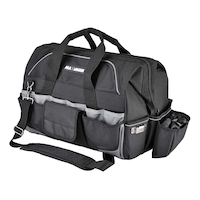 MAXIMUM Pro-Contractor Duffle Tool Bag w/ Shoulder Strap, 41 Pockets, 18-in Front_Angled_Left
