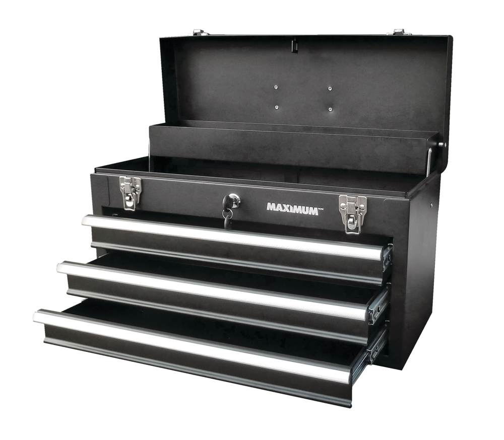 husky three drawer toolbox