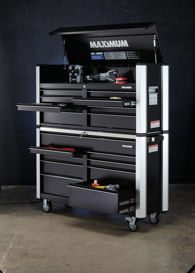 Coffre à outils MAXIMUM à 8 tiroirs, noir, 57 po Canadian Tire