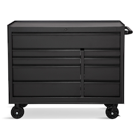 MAXIMUM Rolling Tools Storage Cabinet w/ 9 Drawers, Matte Black, 41-in