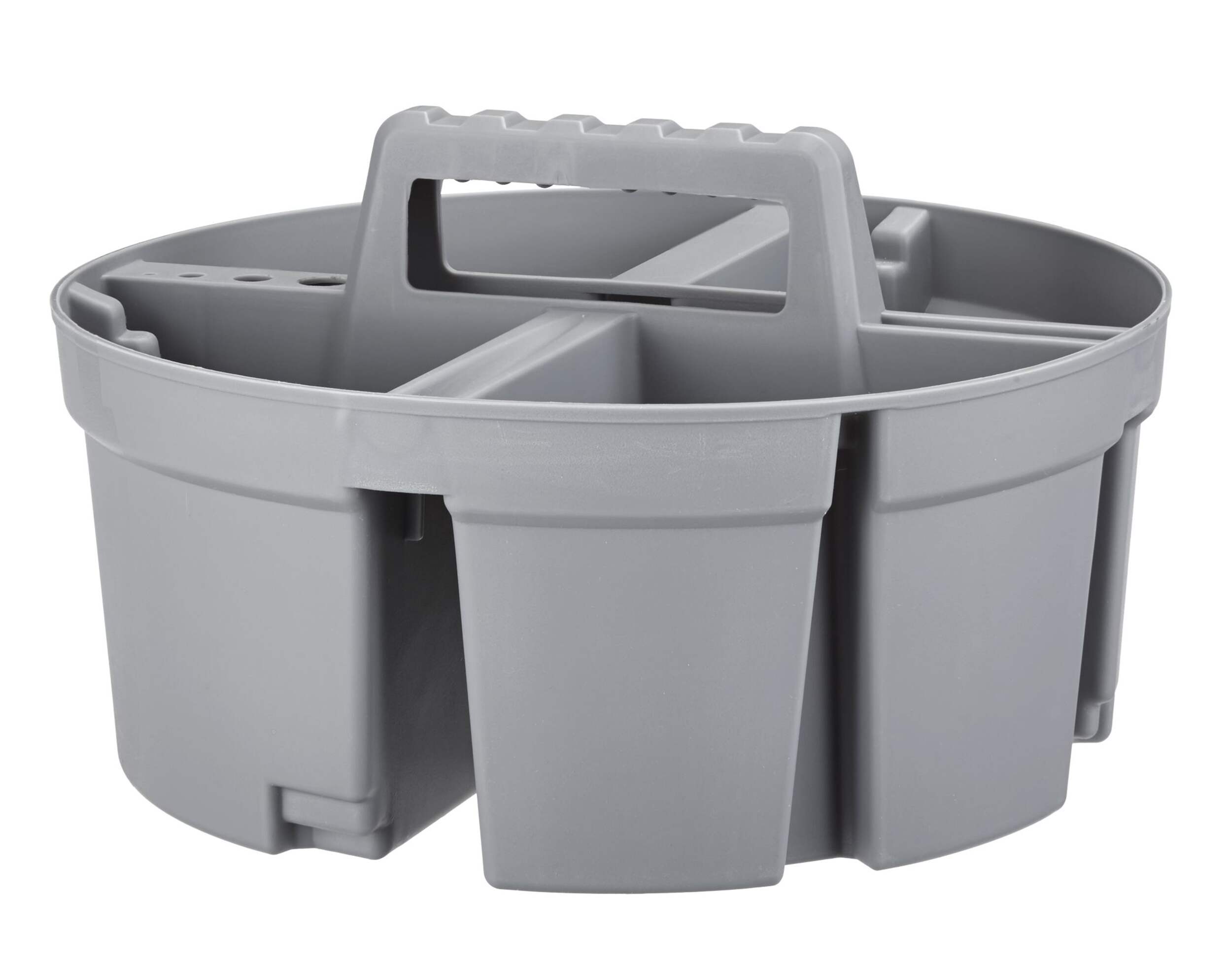 MAXIMUM Stackable Portable Deep 4-Compartments Bucket Insert/Organizer, For 19L Front_Angled_Left