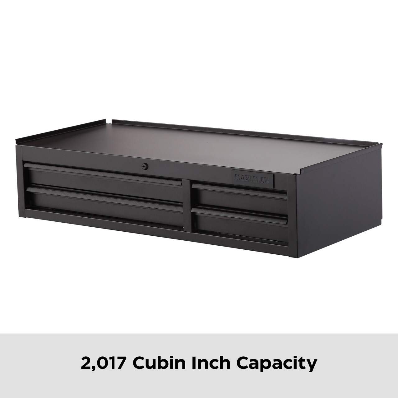 Mastercraft Middle/Intermediate Tool Chest w/ 2 Drawers, Black, 26-in