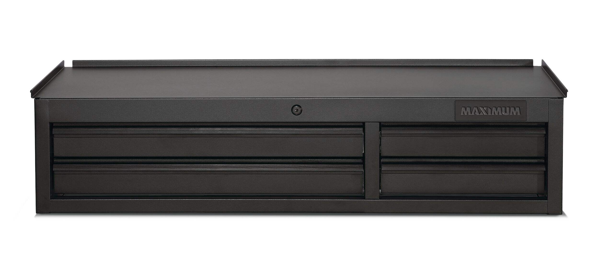 MAXIMUM Middle/Intermediate Tool Chest with 4 Drawers, Matte Black, 41-in Front_Elevated