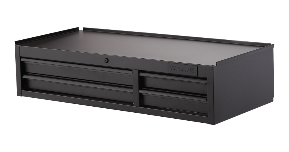 MAXIMUM Middle/Intermediate Tool Chest w/ 4 Drawers, Matte Black, 41in