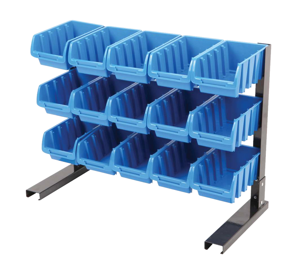 Mastercraft SingleSide 15Bin Parts Rack, 7x4x3in Canadian Tire