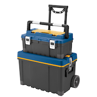 Mastercraft Rolling Cart Tool Box Front_Three_Fourths_Angled_Left