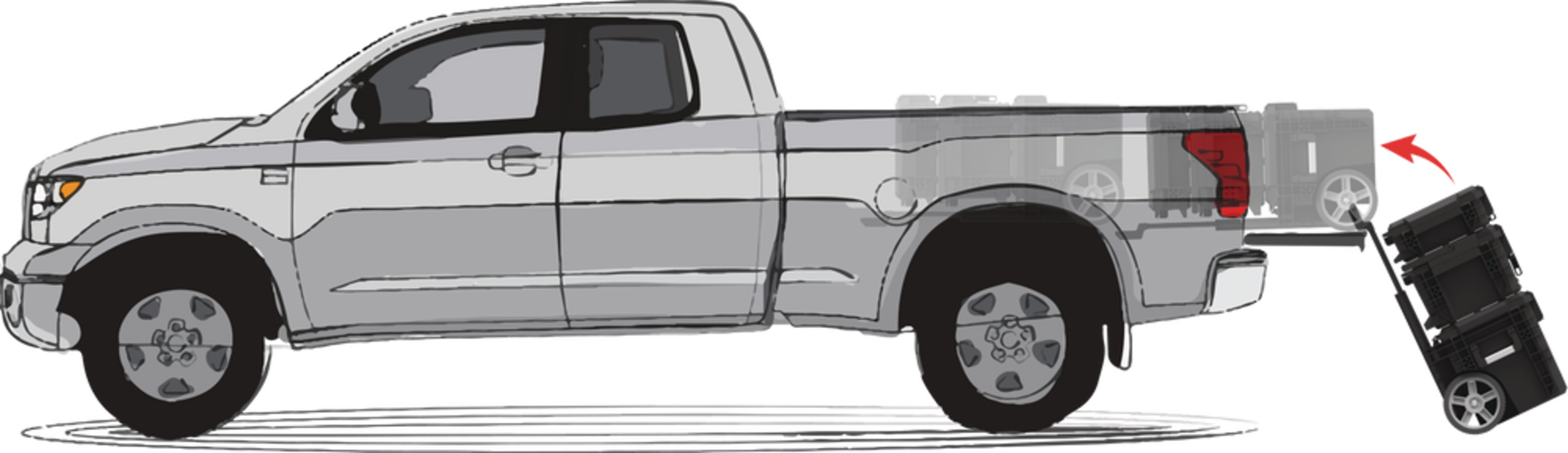 MAXIMUM Brix Modular Portable Small Toolbox/Tool Storage, IP65, 23 x 16