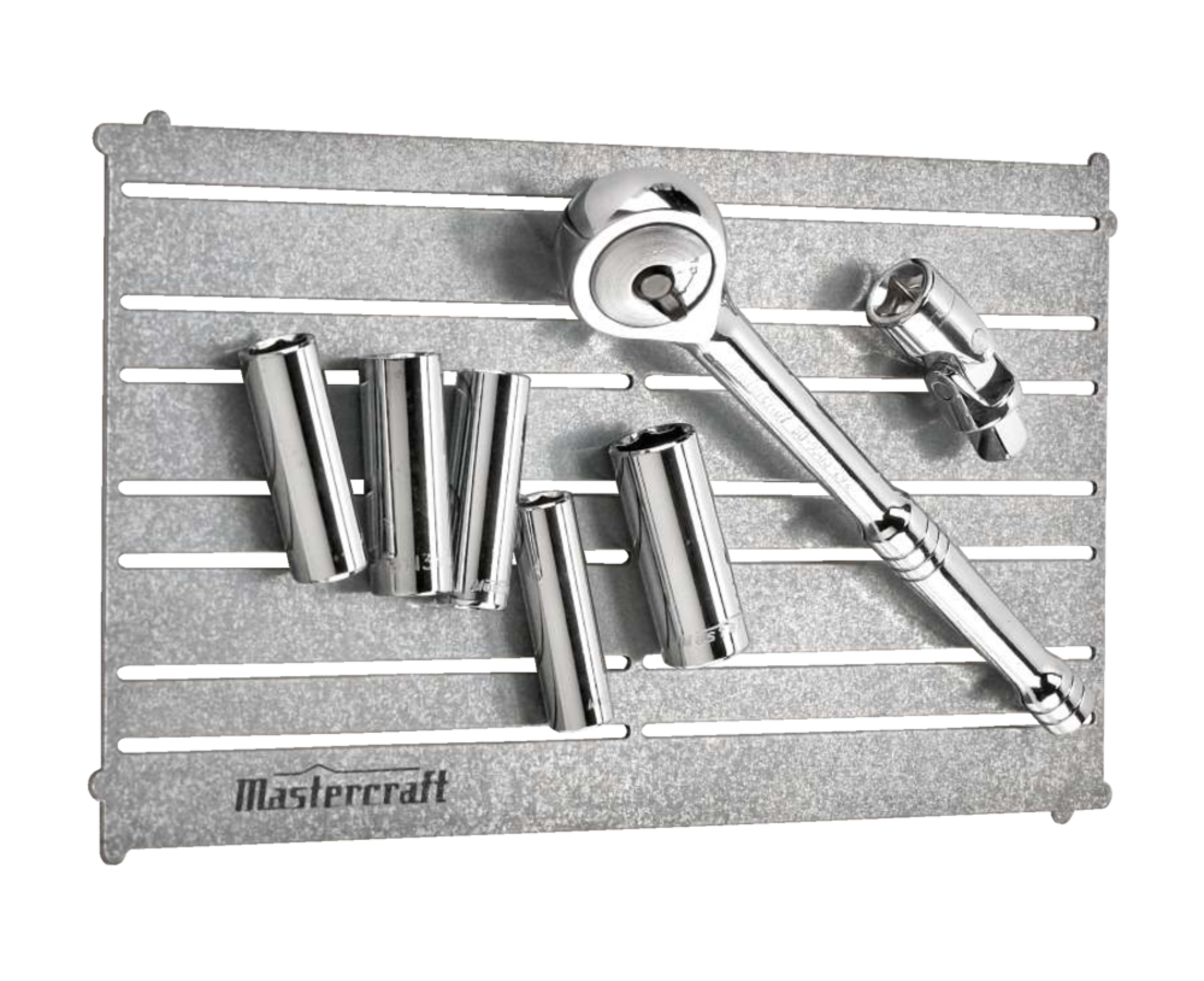 Mastercraft Magnetic Tool Holder Panel, 12x6-in Front_Angled_Right