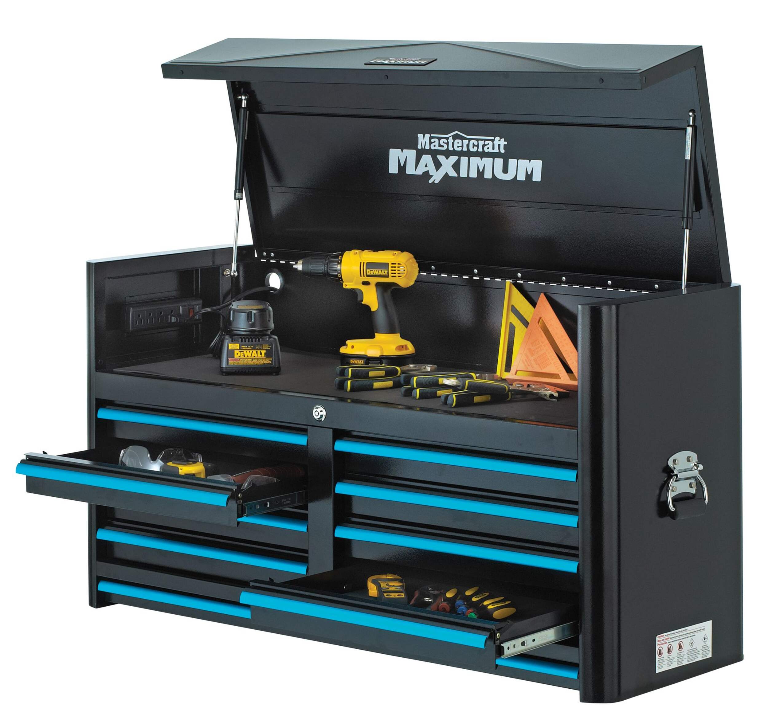 Mastercraft 8-Drawer Deep Till Chest, 47-in Front_Angled_Left