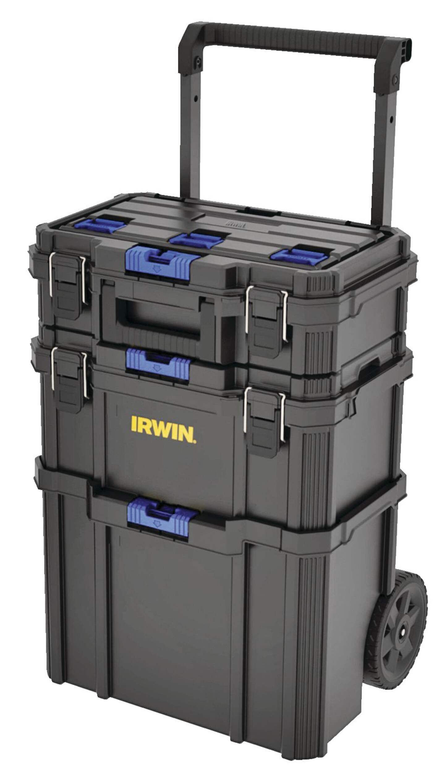 Irwin 3Piece Modular Rolling Toolbox Storage System, 99Ibs Capacity