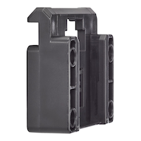 Mastercraft Power Tool Battery Holder, Works with Mastercraft Maximum DEWALT Milwaukee, 2-pk Front_Three_Fourths_Angled_Right