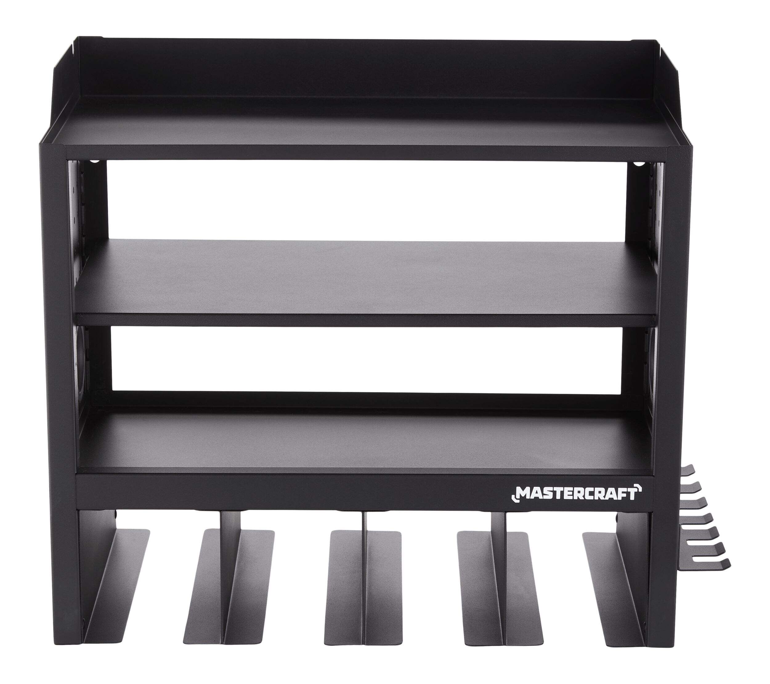 Support mural pour outils électriques Mastercraft, noir, 19 x 11 x 17 po Front_Elevated
