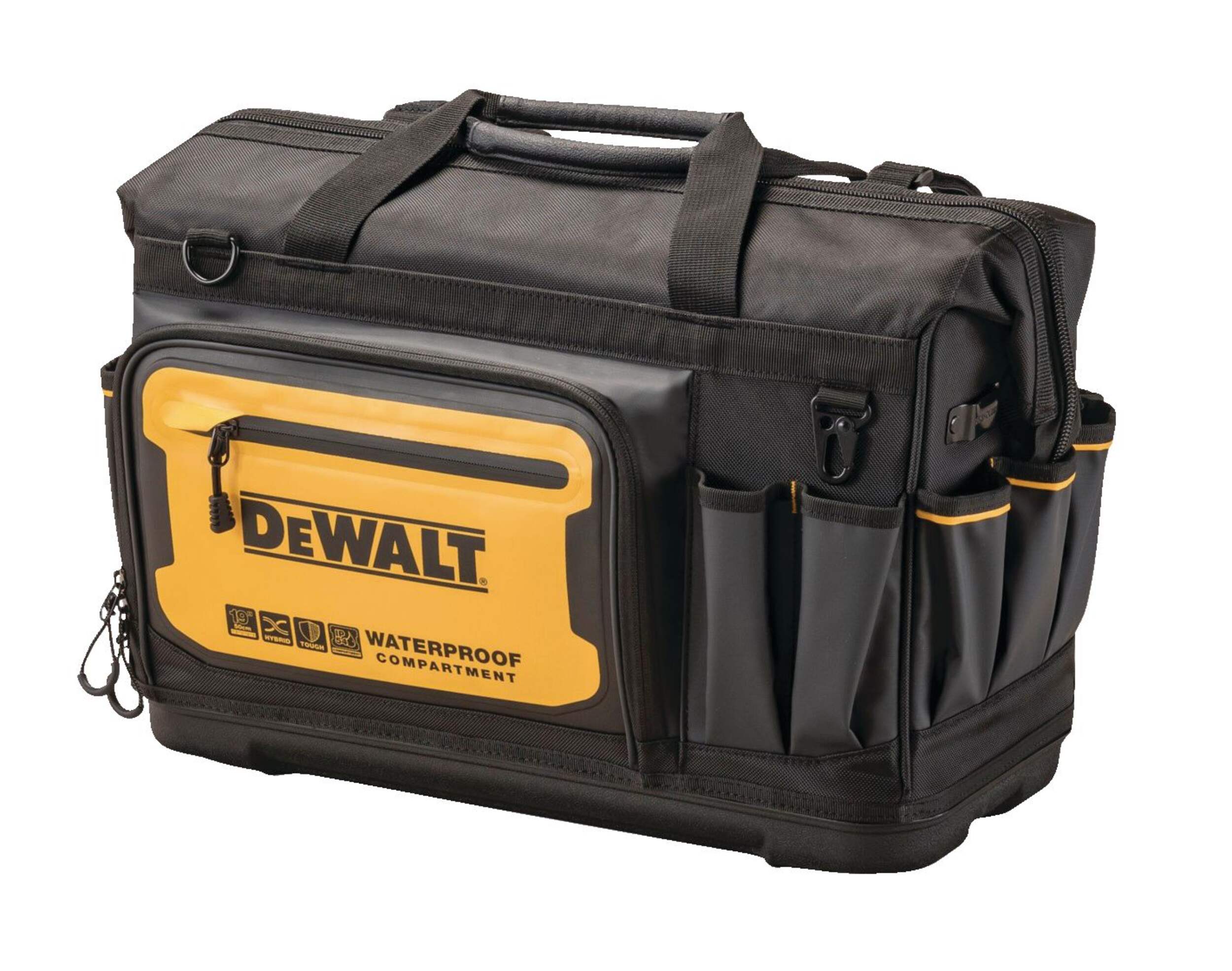 DEWALT Open-Mouth Tool Bag, 33 Pockets, Water-Resistant, 20-in Front_Angled_Left