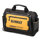 DEWALT Tool Bag with Vertical Handles, Non-slip, Dirt-repellant, 19 Pockets, 16-in Front_Angled_Left