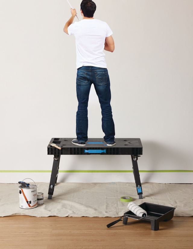 Mastercraft 5in1 Adjustable Height Work Table / Scaffold / Creeper