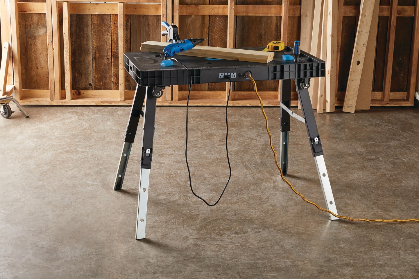 Mastercraft 5in1 Adjustable Height Work Table / Scaffold / Creeper