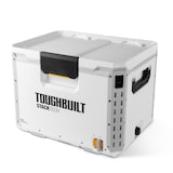 ToughBuilt StackTech XL Insulated Cooler, Stackable, 38-qt Front_Three_Fourths_Angled_Left