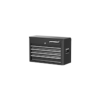 Coffre à outils Mastercraft à 4 tiroirs avec doublures, noir, 24 po