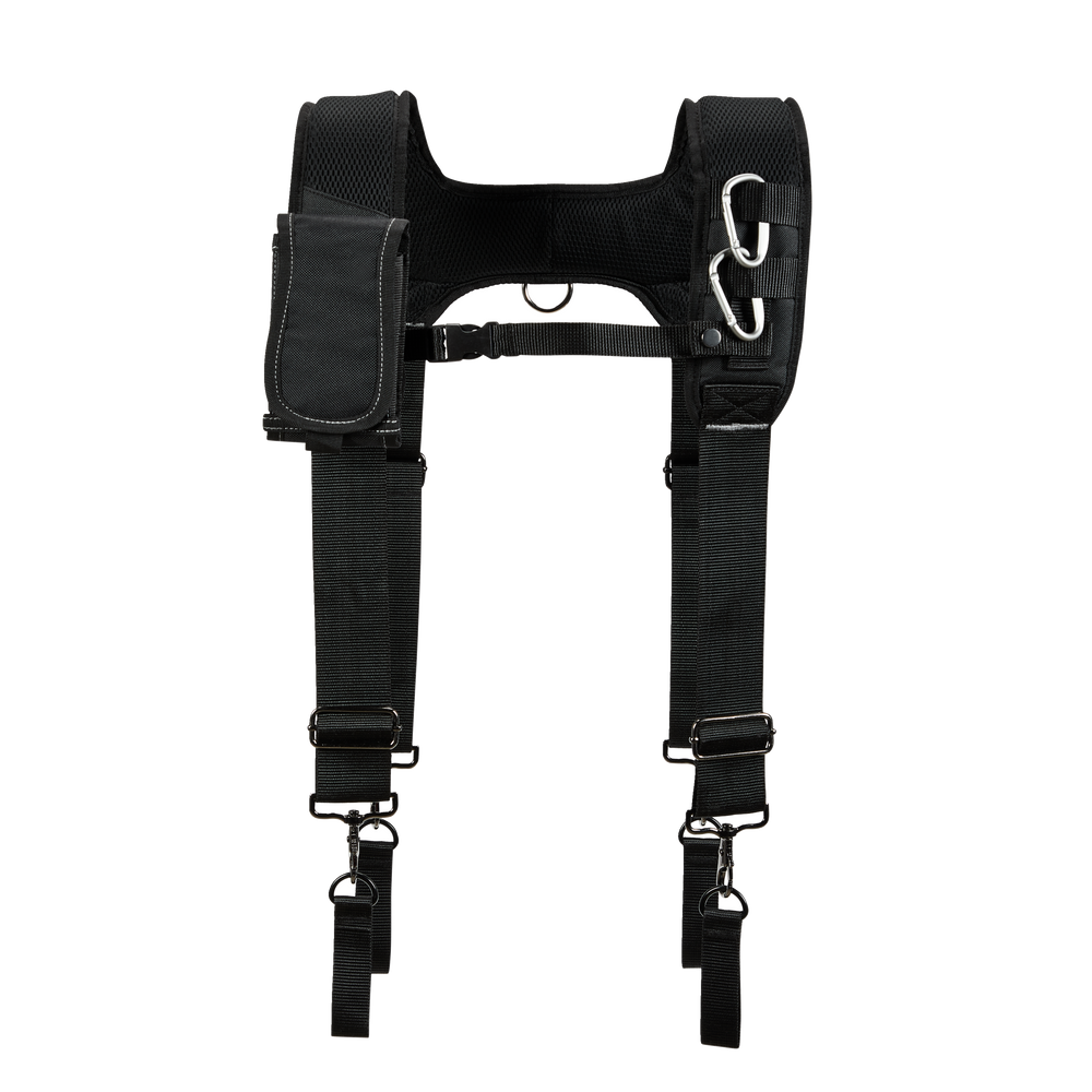 MAXIMUM Padded 1 Size Fits All Work Suspenders w/ Phone Case Canadian