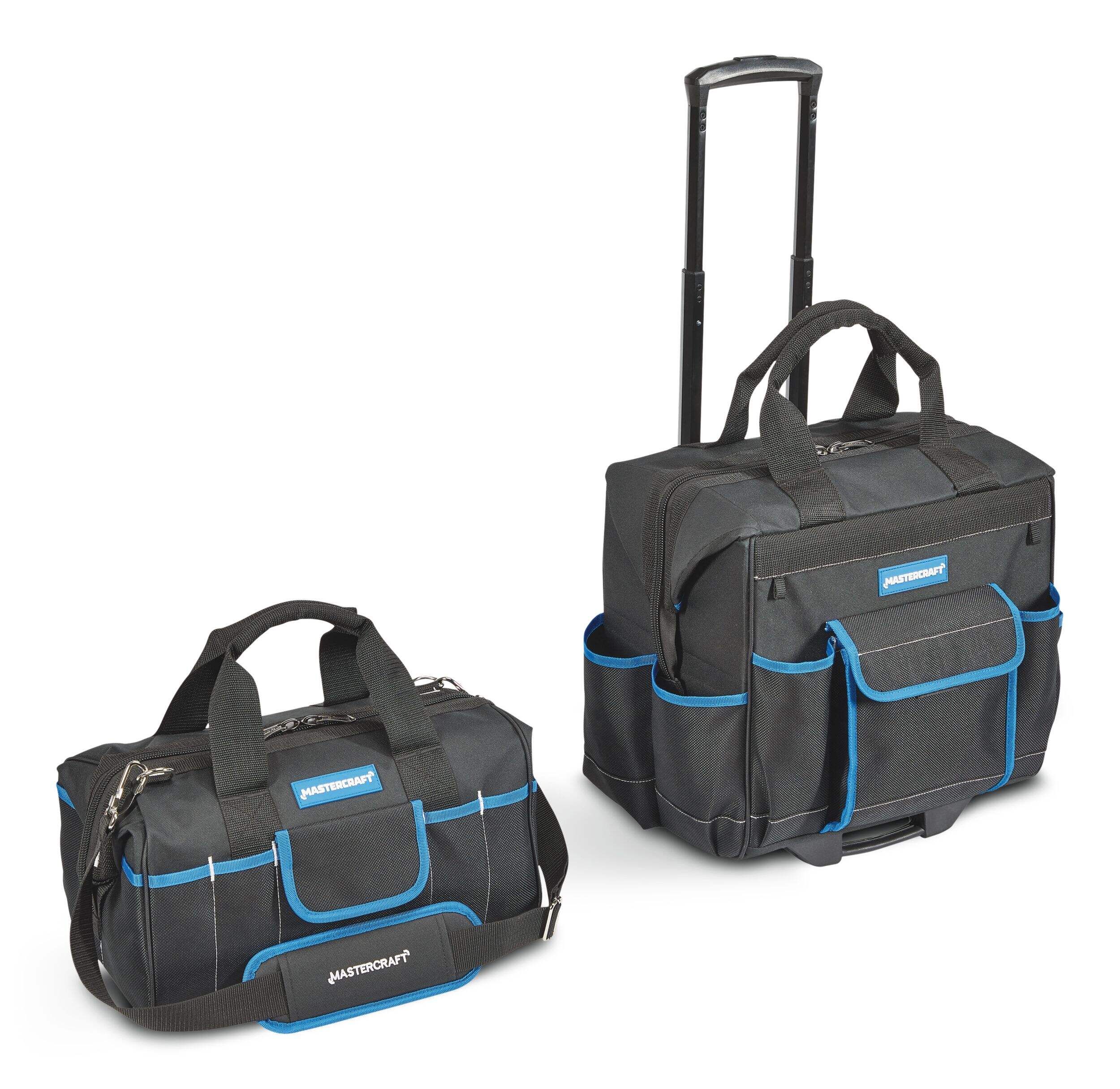 Mastercraft 2-Piece Tool Bag Combo, 15-in Front_Three_Fourths_Angled_Right