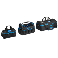 Mastercraft 3-Piece Tool Bag Combo, 12-in, 15-in, 24-in, 3-pc Front_Three_Fourths_Angled_Right