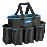Mastercraft Cleaning / Detailing Tote Tool Bag w/ Padded Grip, 13 Pockets, 14" Front_Three_Fourths_Angled_Left