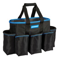 Mastercraft Cleaning / Detailing Tote Tool Bag w/ Padded Grip, 13 Pockets, 14" Front_Three_Fourths_Angled_Left