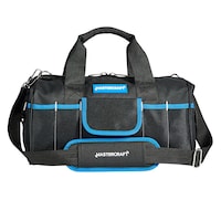 Mastercraft Duffle Tool Bag w/ Shoulder Strap, 17 Pockets, 15-in Front_Flat