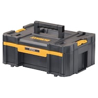 Dewalt TSTAK Heavy-Duty Single Deep Drawer Unit, Stackable Front_Angled_Left